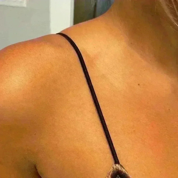 T.C. Elli's Fresh Eclectic Collection Leopard Mini Dress Sz Small - Picture 5 of 12